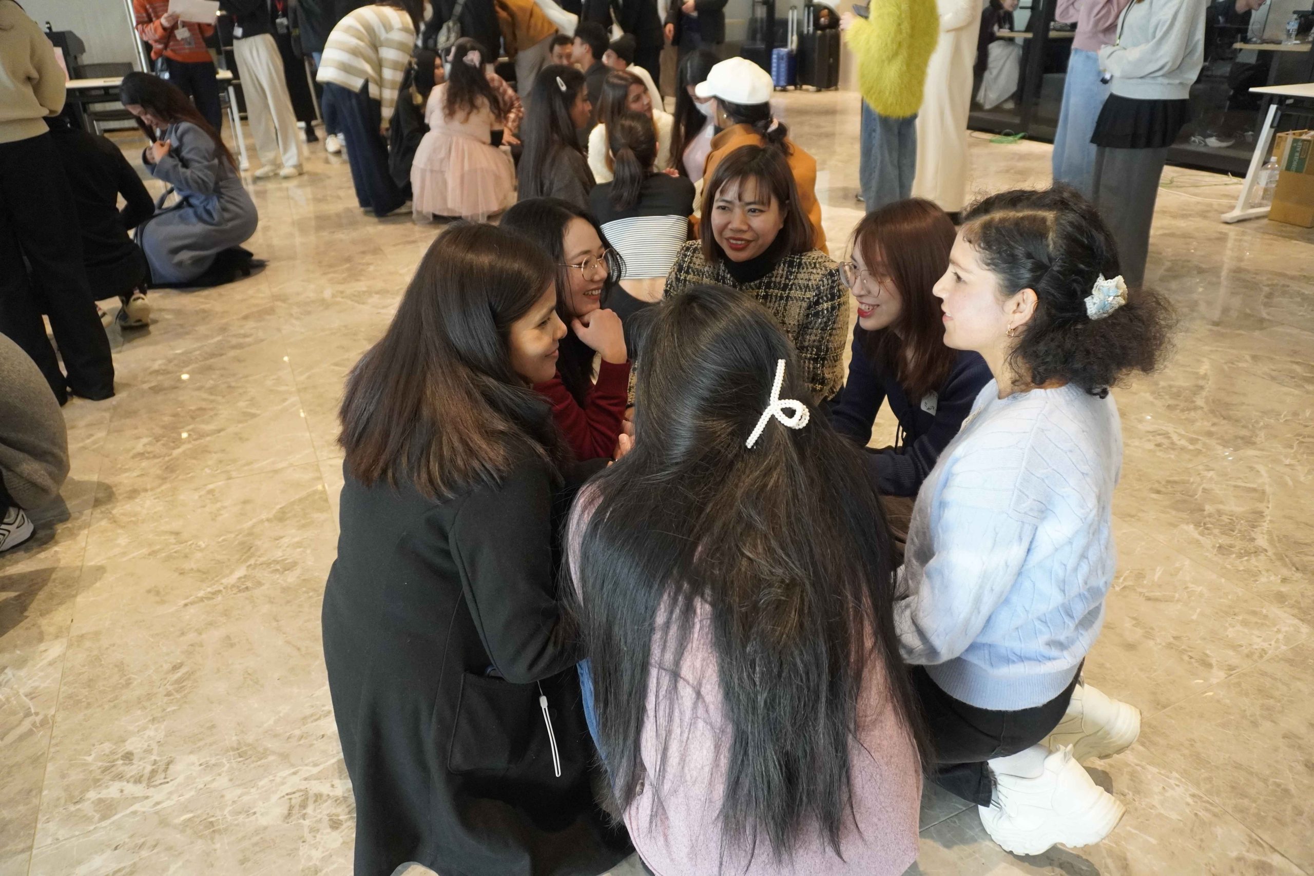 グルーピングゲーム中の写真